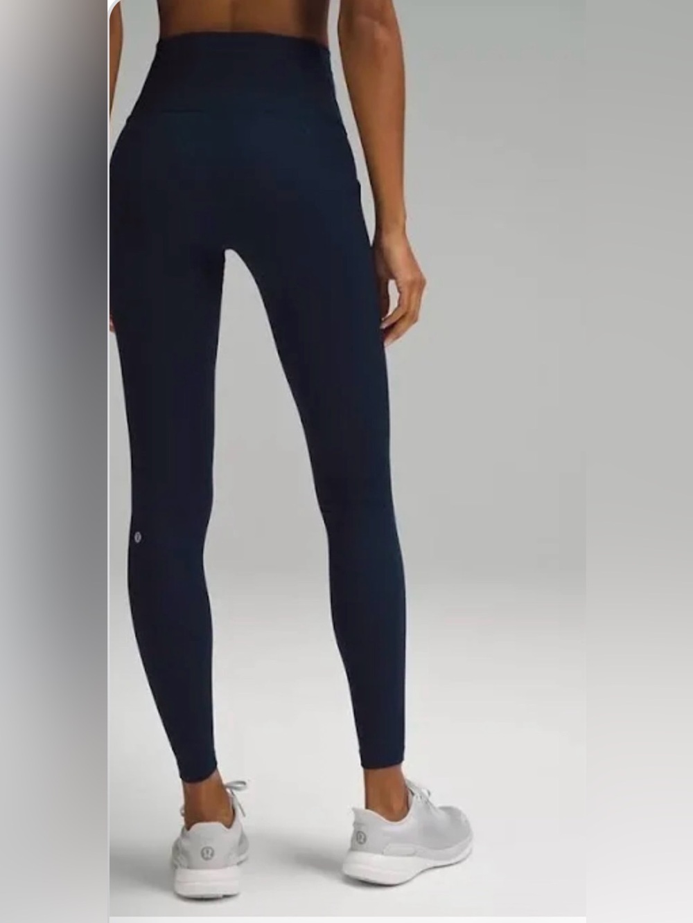 23 " Lululemon Wunder Train Navy High-Rise Leggings